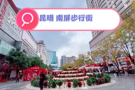 到了昆明，听从当地人的推荐去了南屏步行街，感觉和成都春熙路