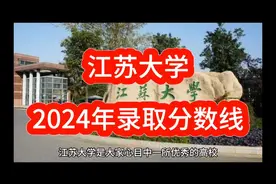 江苏大学 2024年录取分数线 快来看看视频封面