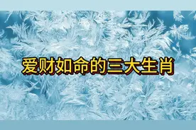 爱财如命的三大生肖。视频封面