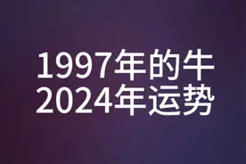 1997年的牛2024年运势视频封面