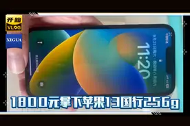 1800元拿下苹果13国行256g视频封面
