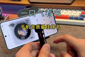 一口气看完手机音质排名，第一名很多人都没用过