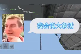 老外现场表演大象话