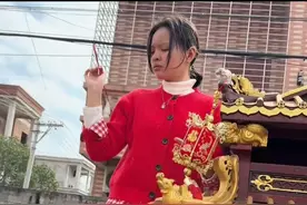 拾石村传统文化节，网友说是全网真实的妈祖乩童小女孩视频封面