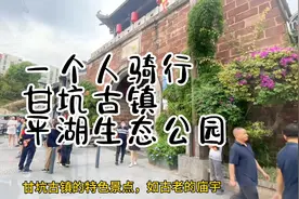 骑行甘坑古镇-平湖生态公园，有吃有玩有美女看的新手休闲路线啦