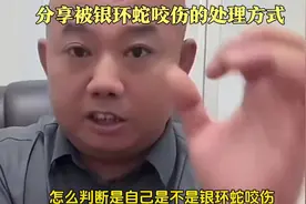 分享被银环蛇咬伤的处理方式