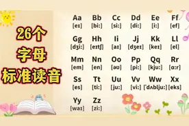 26个英文字母正确读音，每天读一遍，提高孩子大脑记忆力视频封面