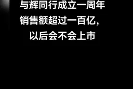 听财经大佬专业分析:与辉同行未来上市可期！视频封面