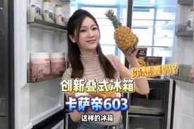 新家的冰箱选好啦！就是这台卡萨帝603叠式对开门冰箱！视频封面
