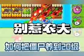 别惹农夫，教你如何把僵尸养到20级，还不会的小伙伴，看过来