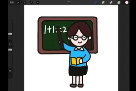 教师节主题画《老师简笔画》适合幼儿园小学生绘画