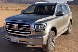 弹射起步加速至170码。沙特阿拉伯🇸🇦壕的坦克500  .3.0T V6  上集  #dou是好车 #硬派越野 #坦克500