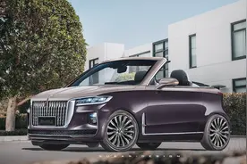 #抖音汽车  #红旗h9 年轻人的第一台敞篷红旗高级轿车！