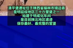 #陕西 发现 #明长城 清平堡遗址，为明延绥地区“三十六营堡之一”，罕见保存原有风貌。 #考古  #明长城遗址视频封面