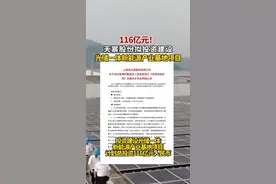 116亿元！天宸股份拟投资建设光储一体新能源产业基地项目#光伏 #新能源