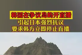 #韩国政府6日启动了#独岛（日本称竹岛）的网络直播引起#日本的强烈抗议，要求韩方立即停止直播。#争议岛屿 视频封面