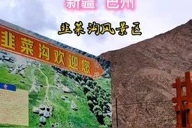 打卡巴伦台韭菜沟景区，这里不但野韭菜好吃，而且风景很美哟！是夏天避暑纳凉的好地方#旅游景点 #新疆是个好地方 #大美巴州 #韭菜沟 #君哥带你看巴州