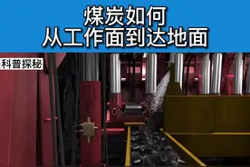 三维动画清晰讲解矿井煤炭运输全流程，丰裕文化传媒#煤矿