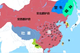 一张看懂唐朝版图扩张 #历史地图