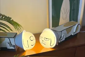 家里的红酒盒不要扔改造小狗灯#旧物改造 #变废为宝 #手工diy视频封面