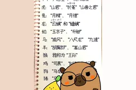 生肖有这么好听的雅称哦 #动画小故事 #原创 #原创动画 #每天学习一点点 #十二生肖