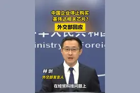 中国企业停止购买英伟达相关芯片？外交部回应#经贸 #科技 #芯片视频封面