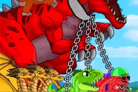 霸王龙儿童动画片，无敌霸王龙#儿童动画 霸王龙3-6岁