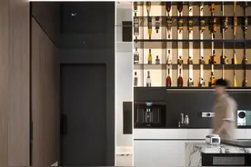 横厅设计新思路，岛台+客厅结合好美！ 这是一个看起来简单 但是很有心机的横厅设计！ #装修设计 #大横厅  #岛台 #客厅 #小户型装修视频封面