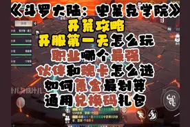 斗罗大陆：史莱克学院 开荒攻略 职业哪个最强 伙伴和魂卡怎么选视频封面