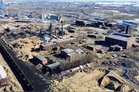 东北老家齐齐哈尔龙江县北疆路航拍。北疆路，曾经的大庆路