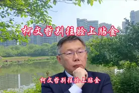 柯文哲别往脸上贴金 #自己往脸上贴金，自找台阶，贻笑大方。视频封面