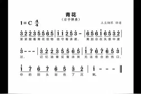 《青花》 单手教程来啦！#钢琴 #电子琴 #青花视频封面