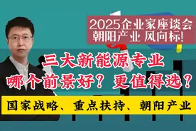 三大新能源专业，哪个更有前景哪个更好？从企业家座谈会看风向标视频封面