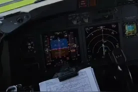 飞机操纵杆最后的倔强，机长努力的控制飞机平稳着陆！#飞机降落第一视角视频封面