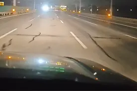 我认为我们中国的这种电子眼，还有许多高速公路上不停闪烁的这种指引灯，不但不会保护车辆和驾驶员，而且还更容易出事故。2024年5月21日拍摄#旅行推荐官 #自驾游 #旅行 #我的旅行日记 #一路前行