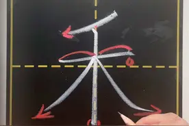 一年级上册识字4.“禾”字在田字格当中的写法与讲解😀