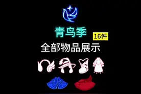 青鸟季全部物品展示（16件） #光遇 #光遇追光计划 #光遇青鸟季