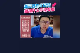 高三现在412分能报什么学校专业 视频封面