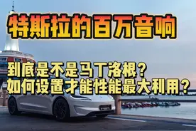 都说特斯拉的音响是百万级音响