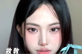 张元英灵感｜薄荷曼波妆超适合初春，扁平脸都快来学！！#薄荷曼波妆容 #张元英仿妆 #淡妆 #新手化妆教程