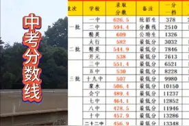 #2024年中考录取分数线 #以梦为马不负韶华 #知识改变命运