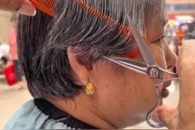 夏季妈妈露耳短发简单实用的剪发教程#零基础剪发教程 #在家理发 #零基础学理发 #美发技术分享视频封面