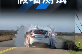 特斯拉纯视觉FSD智驾HW3.0/HW4.0假墙测试