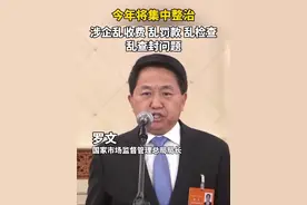 部长通道丨罗文：今年将集中整治涉企乱收费、乱罚款、乱检查、乱查封问题 #2025全国两会视频封面