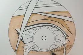 粉丝想看的天照写轮眼简单画法教程分享。 #手绘 #绘画过程 #跟着抖音学画画 #抖音小助手 #天照