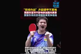 “双线作战”乒超德甲不算难，樊振东留洋不影响参加国内赛事，樊振东将改变德国联赛竞争格局视频封面