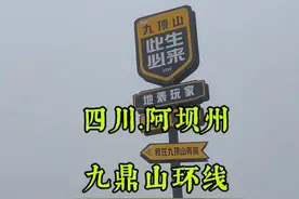 今天徒步川西阿坝州茂县九鼎山环线 夫妻树停车场出发经过大名鼎鼎的立立爬到黑龙池，全程15公里左右，爬升1000米，全程5小时，徒步线路对于我来说是没什么难度的！最早的计划是走北坡太子城的，但是前两天就在旁边的磨刀石三峰雪太厚都没法上，太子城不用说估计也上不去，就直接放弃改走九鼎山环线了！遗憾的是天气状况不太好，啥也没看到，就当纯徒步了吧！建议还是等夏天花开了再来，现在来如果天气不好，除了满地的牛粪就啥也看不到了，浪费门票钱！#户外徒步登山  #徒步爬山当然要走任行道 #九鼎山黑龙池 #九顶山视频封面