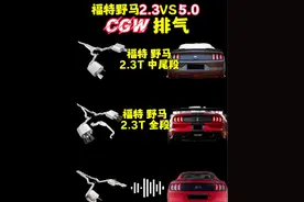 福特野马排气哪个好听？ #cgw排气 #福特野马