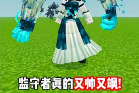 凋零和监守者真的太帅了!#我是世界 #娘化模组 #我的世界模组