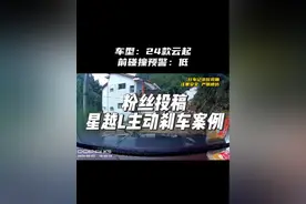 粉丝投稿星越L主动刹车案例，有些真是意想不到会触发～#星越l #吉利星越l #国产车 #汽车知识分享 #汽车隐藏功能